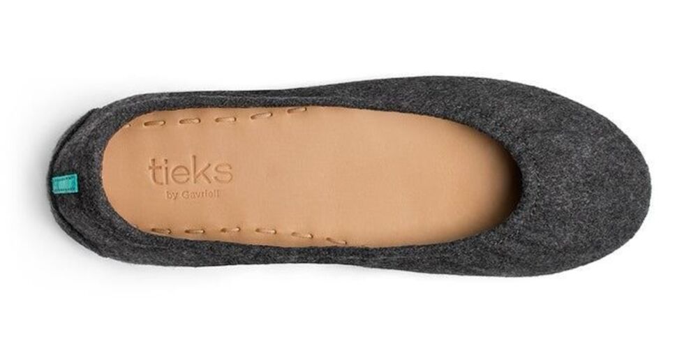 TIEKS By Gavrieli Greystone Vegan Wool Ballet Flats